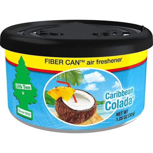 Little Trees Car Air Freshener - Carribean Colada Fibre Can - UFC-17824 Auto
