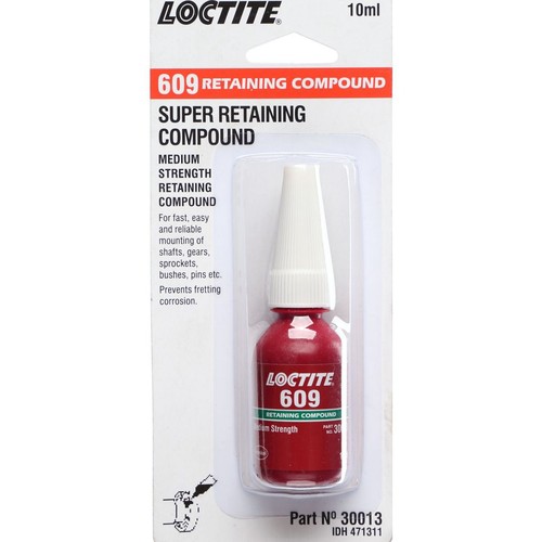 Loctite 609 Medium Strength Retaining Compound 10ml - 471311 Car Interior