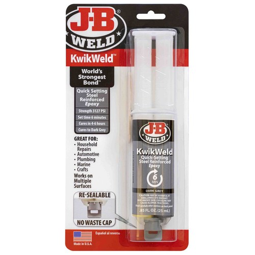 JB Weld Kwik Weld Syringe 25ml - 50176 Auto