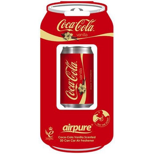 Coca Cola 3D Vent Car Air Freshener Vanilla - CC-3D-V-V-405 Auto
