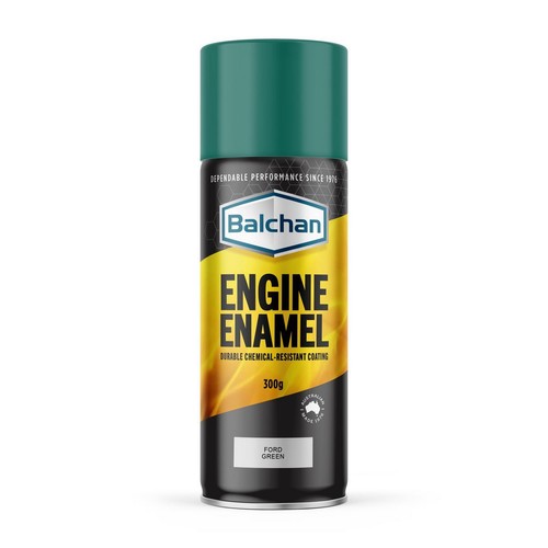 Balchan Engine Enamel Ford Green Spray Paint 300g - BAL102014 Auto