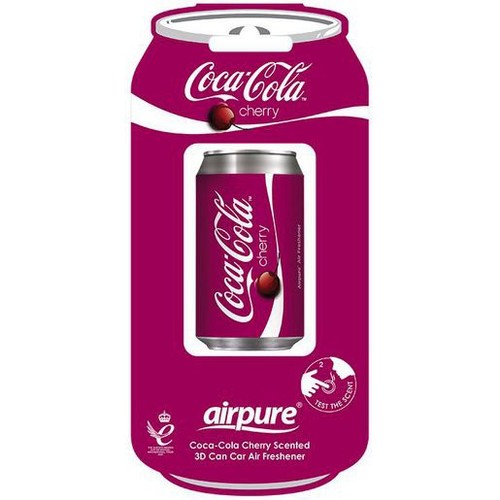 Coca Cola 3D Vent Car Air Freshener Cherry - CC-3D-V-C-404 Auto