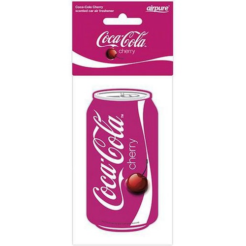 Coca-Cola Car Air Freshener - Cherry Paper - FOB-CC1-PC-C-821 Auto