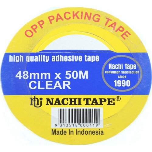 Nachi Brown Packaging Tape Clear 48mm X 50M - 1011 Plumbing