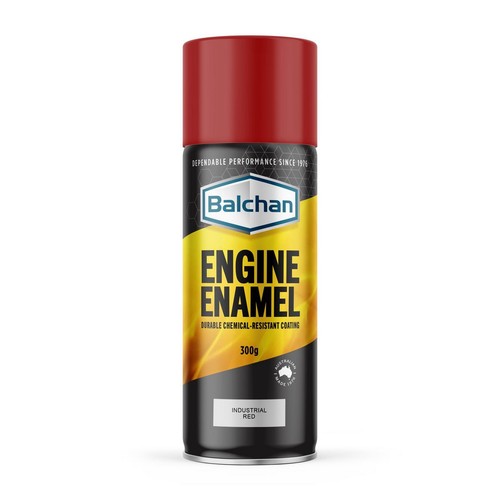 Balchan Engine Enamel Industrial Red Spray Paint 300g - BAL102007 Auto