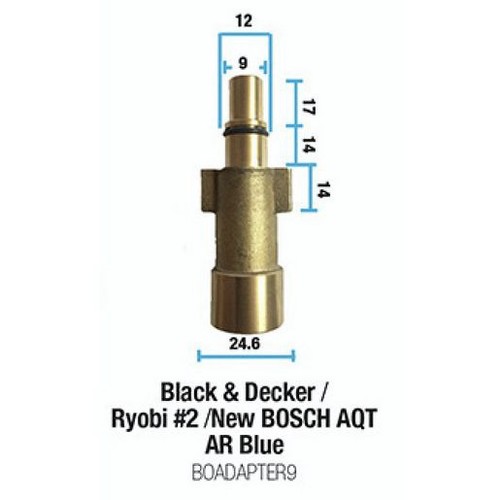 Bowden's Own Snow Blow Cannon Pressure Washer Adaptor - BOADAPTER9 Car Wiring