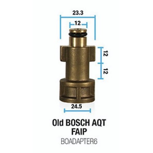 Bowden's Own Old Bosch Aqt Faip Snow Cannon Adapter - BOADAPTER6 Car Wiring