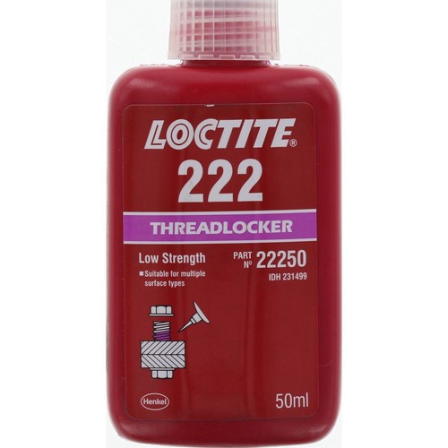 Loctite 222 Thread Locker Low Strength 50ml - 231499 Door Hardware