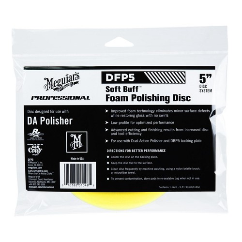 Meguiar's Soft Buff DA Foam Polishing Pad 5.5in 140mm - DFP5 4WD Brake Parts