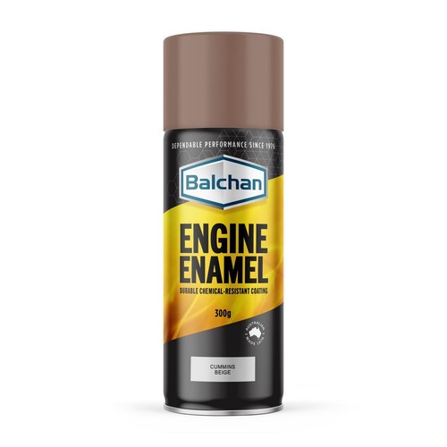 Balchan Engine Enamel Cummins Beige Spray Paint 300g - BAL102010 Auto