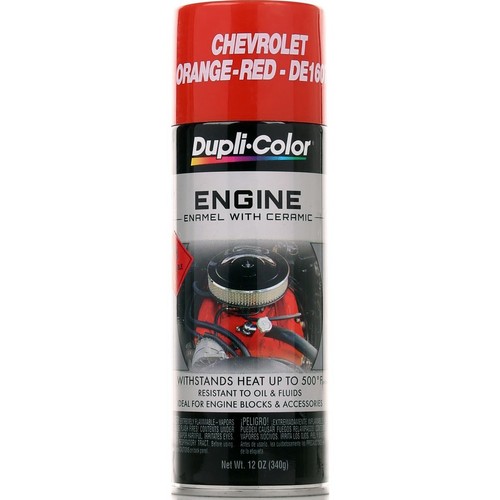 Dupli-Color Engine Enamel Chevy Orange/Red 340g - DE1607 Auto