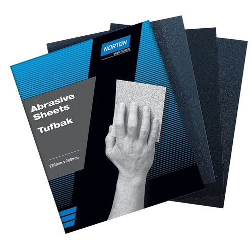 Norton Tufbak Wet & Dry Sanding Sheet P360 Auto