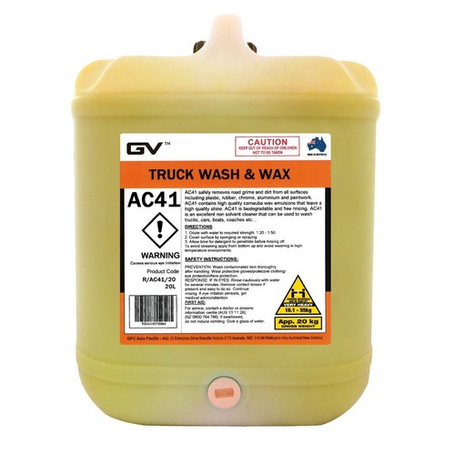 GV Truck Wash 'N Wax 20L - R/AC41/20 Auto