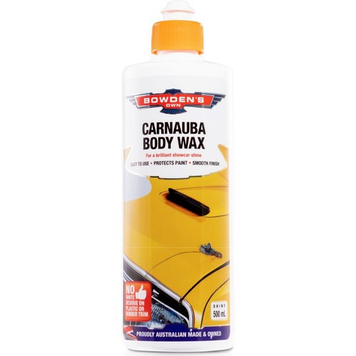 Bowden's Own Carnauba Body Wax 500ml - BOABW Car Interior Workshop Tool