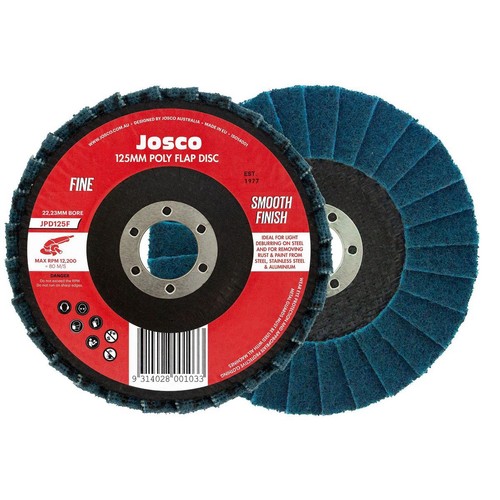 Josco Poly Flap Disc 125mm Fine - JPD125F Auto