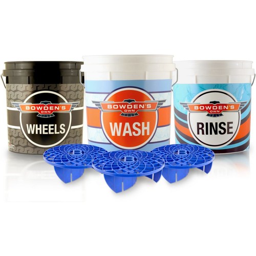 Bowden's Own 3 Car Wash Bucket Pack - BOBK3 Auto