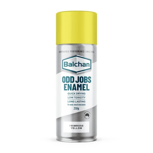 Balchan Odd Jobs Primrose Yellow Spray Paint 250g - BOJ101209 Auto