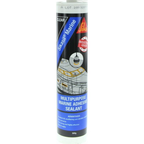 Sikasil Multi -Purpose Marine Adhesive Sealant Clear300g - 478302 Engine Part