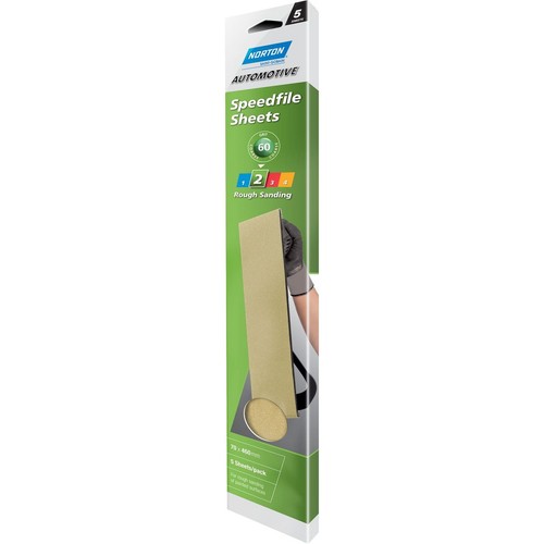 Norton Adalox Sandpaper Sheet 70 X 460mm P60 - 66623321773 Auto