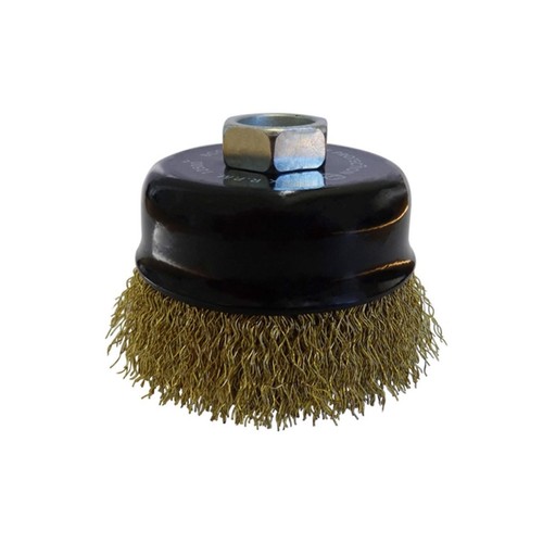 Josco Brush Cup 75mm Multi Thread 0.30 Crimped Wire - BCC65 Workshop Tool