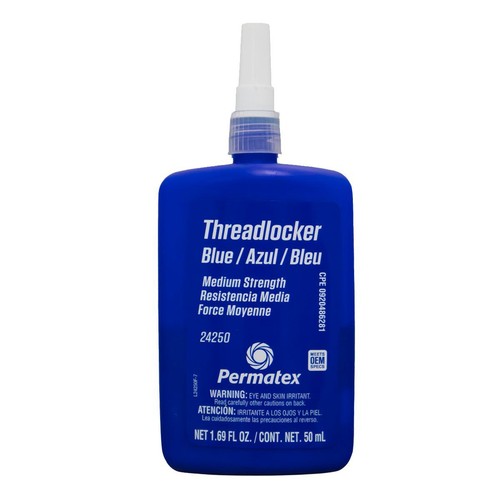 Permatex Medium Strength Threadlocker Blue 50ml - PX24250 Door Hardware