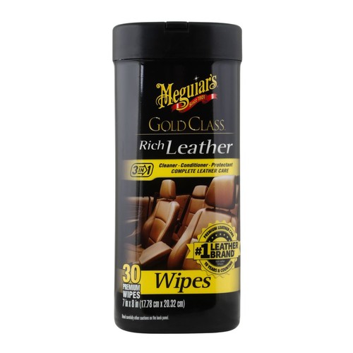 Meguiar's Leather Protectant Wipes - G10900 Car Interior Workshop Tool