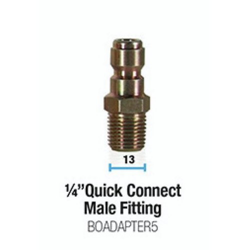 Bowden's Own Qtr Inch Qikconnect M Snow Cannon Adapter - BOADAPTER5 Car Wiring