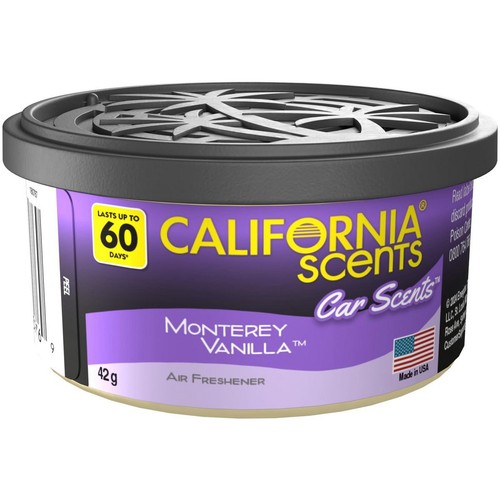 California Scents Monteray Vanilla Car Air Freshener Can 42g - E302695900 Auto