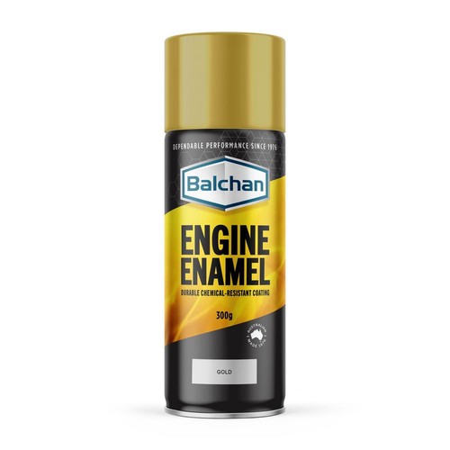 Balchan Engine Enamel Gold Spray Paint 300g - BAL102018 Auto