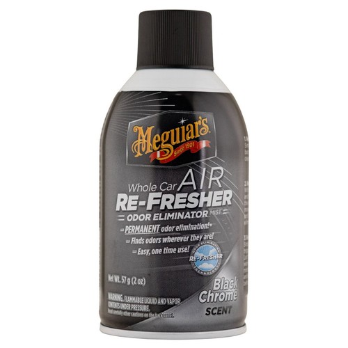 Meguiar's Car Air Freshener - Air Re-Fresher Black Chrome Scent - G181302 Auto