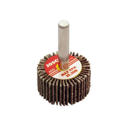 Josco Flap Wheel 30x15 60g 6 Spindle Packaged - FW3015060C Workshop Tool