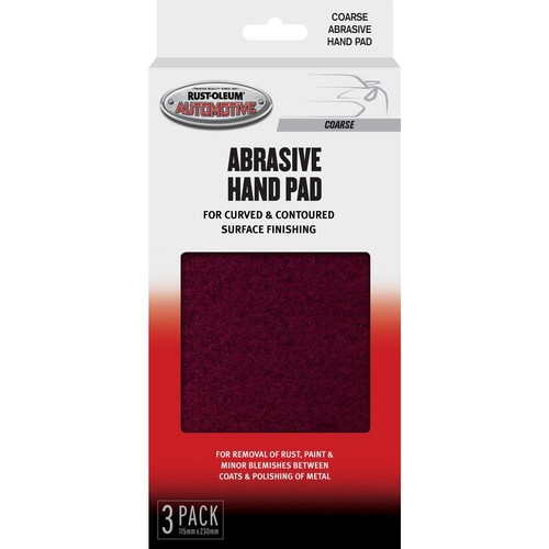 Rust-Oleum Automotive Abrasive Pad Coarse 3 Pack - 367672 Brake Parts