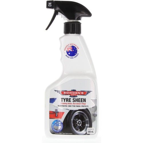 Bowden's Own Tyre Sheen 500ml - BOTS Workshop Tool