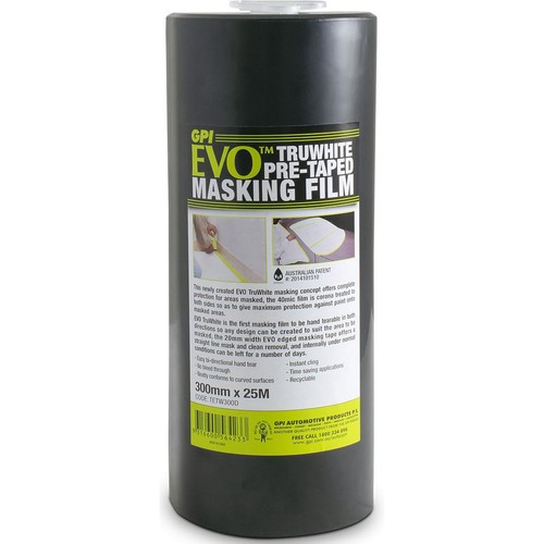Evo Pre-Taped Masking Film 300mm x 25m - TETW300D Plumbing