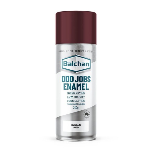 Balchan Odd Jobs Indian Red Spray Paint 250g - BOJ101017 Auto