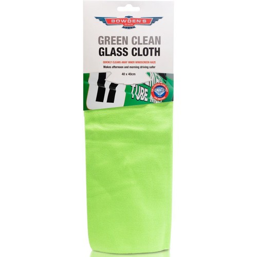 Bowden's Own Green Clean Glass Polishing Cloth - BOGC Workshop Tool