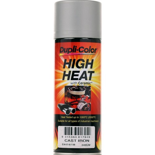 Dupli-Color High Heat Ceramic Paint Cast Iron 340g - DH1618 Auto