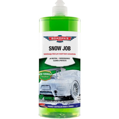 Bowden's Own Snow Job Pre Wash Snow Foam Concentrate V2 1L - BOSNOWV21L Auto