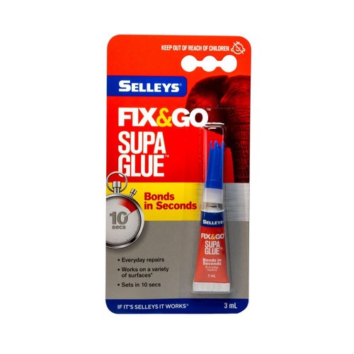 Selleys Fix 'N' Go Supa Glue 3ml - 103448 Auto