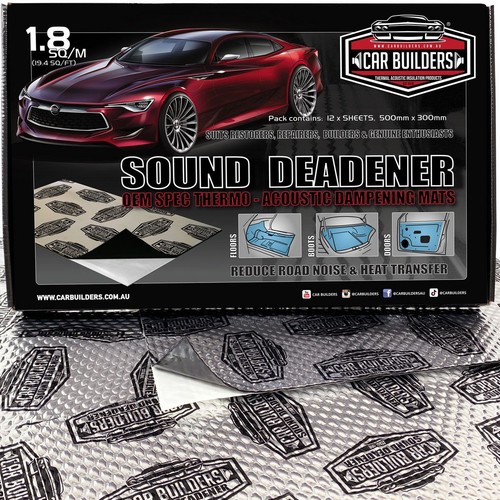 Car Builders Butyl Sound Deadener - Silver - SDSIL Car Interior Workshop Tool