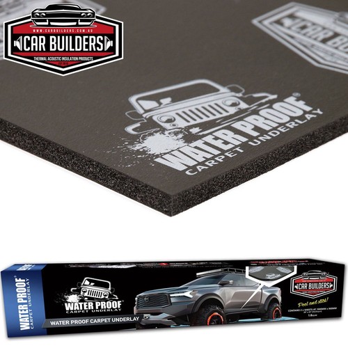 Car Builders Waterproof Carpet Underlay - 1.7sqm - WU Car Interior Workshop Tool