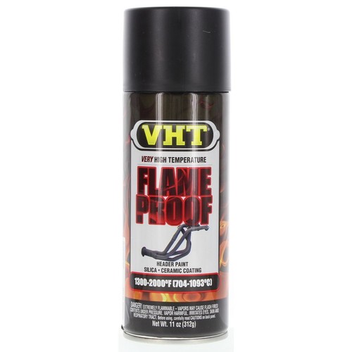 VHT Flameproof Paint Black 325ml - SP102 Car Interior Workshop Tool