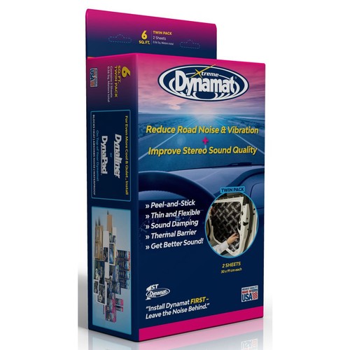 Dynamat Sound Deadening Xtreme Twin Pack - 10430 Car Interior Workshop Tool