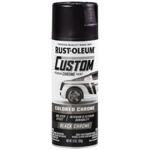 Rust-oleum Custom Lacquer Chrome Black 312g - 376152 Auto