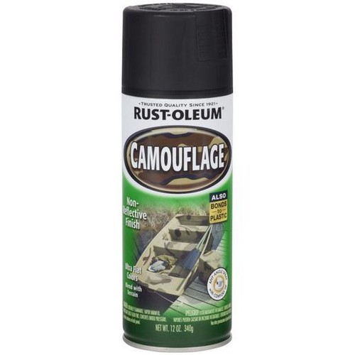 Rust-Oleum Camouflage Spray Black 340g - 279179 Auto