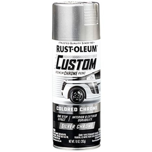 Rust-Oleum Custom Lacquer Chrome Silver 312g - 340558 Auto