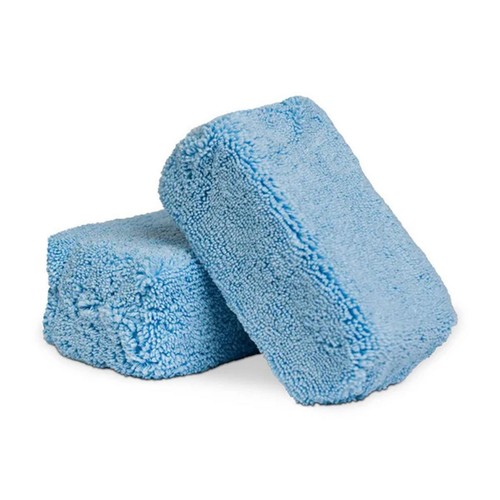 Chemical Guys Premium Grade Microfiber Applicators, Blue 2PK - MIC_292_02 4WD