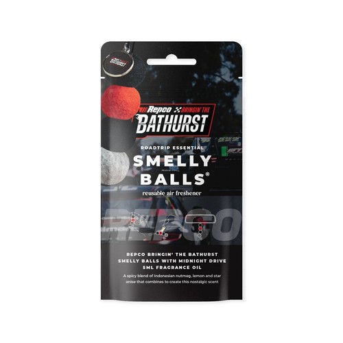 Smelly Balls Bathurst Reusable Car Air Freshener Red - SBBHRRD Auto