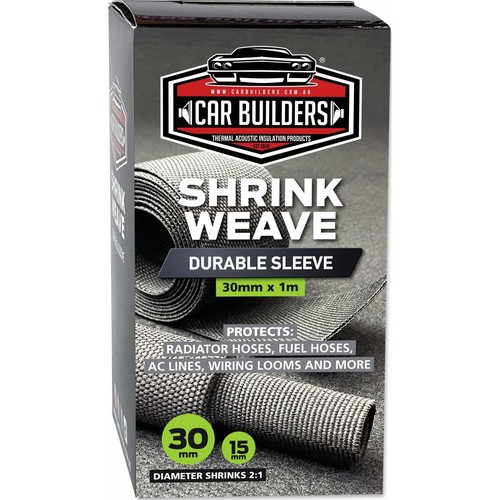 Car Builders Shrink Weave 2:1 Durable Sleeve 30mm - SWE30 Car Interior