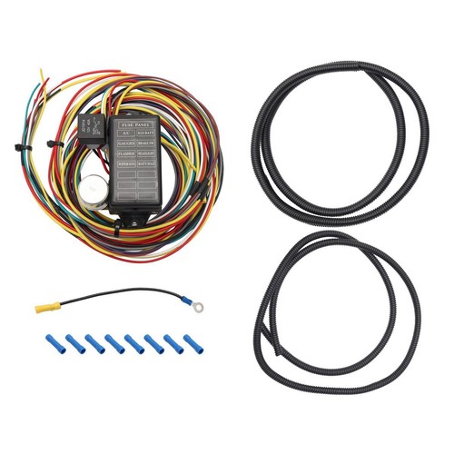 RSP Universal Wiring Harness Loom 8 Circuit - WK0001 Car Wiring Adapter